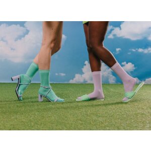 EatMySocks Calcetines Largos Yin Yoga Morado