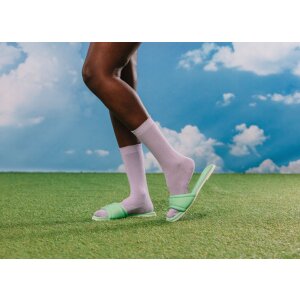 EatMySocks Calcetines Largos Yin Yoga Morado