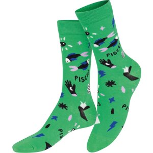 EatMySocks calcetines de tripulación signo Piscis
