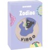 EatMySocks Calcetines de tripulación Virgo 1 par signo zodiacal algodón 30-42