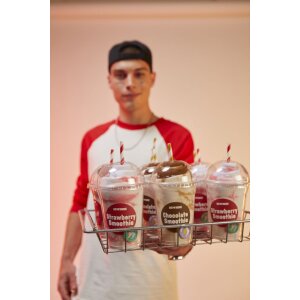 EatMySocks paquete doble de calcetines Strawberry Smoothie calcetín tobillero calcetín de tripulación