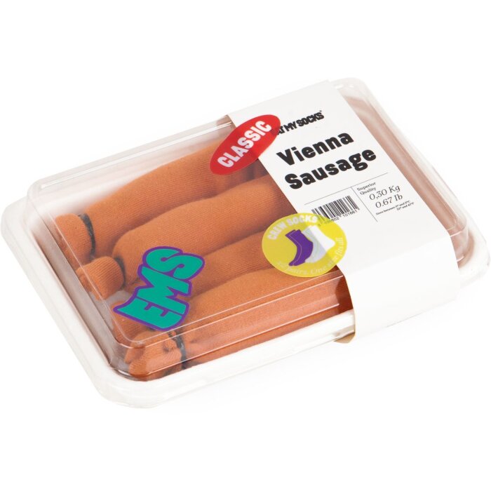 EatMySocks paquete doble de calcetines cortos Viena Salchicha