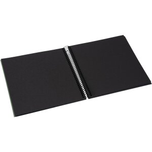 Álbum espiral Goldbuch Bella Vista alcachofa 20x20 cm 40 páginas negras