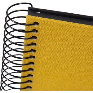 Álbum espiral Goldbuch Bella Vista mostaza 20x20 cm 40 páginas negras
