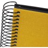 Álbum espiral Goldbuch Bella Vista mostaza 20x20 cm 40 páginas negras