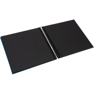 Álbum espiral Goldbuch Bella Vista gasolina 20x20 cm 40 páginas negras