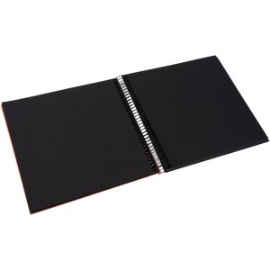 Goldbuch álbum espiral Bella Vista salmón 20x20 cm 40 páginas negras