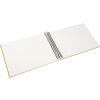Álbum espiral Goldbuch Bella Vista mostaza 24x17 cm 40 páginas blancas lino