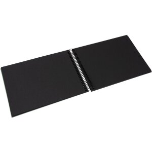 Álbum espiral Goldbuch Bella Vista Alcachofa 24x17 cm 40 páginas negras