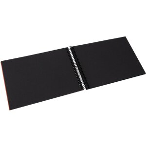 Álbum espiral Goldbuch Bella Vista salmón 24x17 cm 40 páginas negras