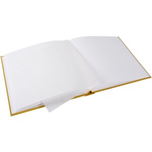 Goldbuch álbum de fotos Bella Vista mostaza 25x25 cm 60 páginas blancas
