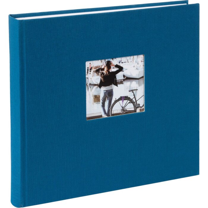 Goldbuch álbum de fotos Bella Vista gasolina 25x25 cm lino 60 páginas