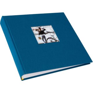 Goldbuch álbum de fotos Bella Vista gasolina 25x25 cm lino 60 páginas
