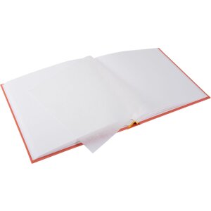 Goldbuch álbum de fotos Bella Vista salmón 25x25 cm 60 páginas blancas lino
