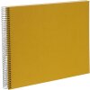Álbum espiral Goldbuch Bella Vista mostaza 34x30 cm 40 páginas blancas