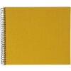 Álbum espiral Goldbuch Bella Vista mostaza 34x30 cm 40 páginas blancas