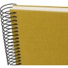 Álbum espiral Goldbuch Bella Vista mostaza 34x30 cm 40 páginas blancas
