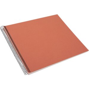 Goldbuch álbum espiral Bella Vista salmón 34x30 cm 40 páginas blancas foto cartón