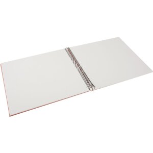 Goldbuch álbum espiral Bella Vista salmón 34x30 cm 40 páginas blancas foto cartón
