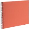 Goldbuch álbum espiral Bella Vista salmón 34x30 cm 40 páginas blancas foto cartón