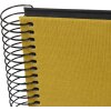 Álbum espiral Goldbuch Bella Vista mostaza 34x30 cm 40 páginas negras perforadas