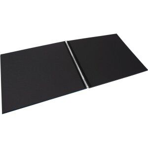 Álbum espiral Goldbuch Bella Vista gasolina 34x30 cm 40 páginas negras perforadas