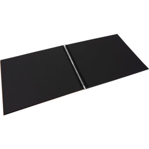 Álbum espiral Goldbuch Bella Vista salmón 34x30 cm 40 páginas negras perforadas