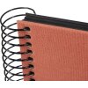 Álbum espiral Goldbuch Bella Vista salmón 34x30 cm 40 páginas negras perforadas