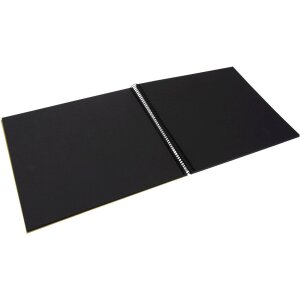 Álbum espiral Goldbuch Bella Vista mostaza 35x30 cm 40 páginas negras