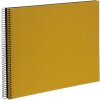 Álbum espiral Goldbuch Bella Vista mostaza 35x30 cm 40 páginas negras