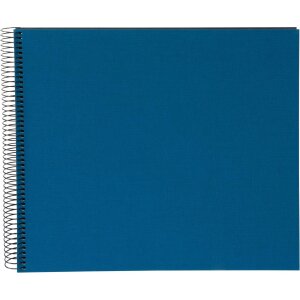 Álbum espiral Goldbuch Bella Vista petrol 35x30 cm tapa lino 40 páginas
