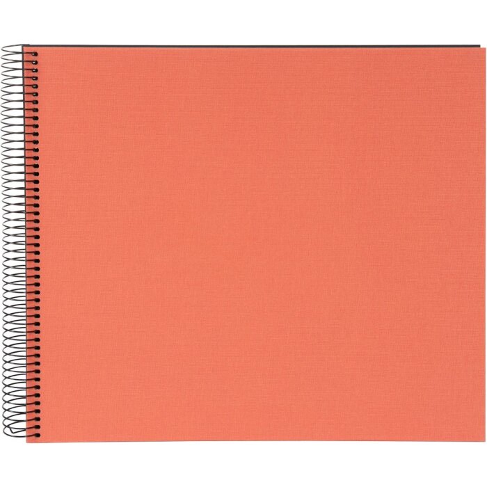 Álbum espiral Goldbuch Bella Vista salmón 35x30 cm 40 páginas negras