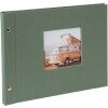 Álbum con tapa de rosca Goldbuch Bella Vista Alcachofa 30x25 cm 40 páginas negras