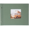 Álbum con tapa de rosca Goldbuch Bella Vista Alcachofa 30x25 cm 40 páginas negras