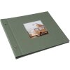 Álbum con tapa de rosca Goldbuch Bella Vista Alcachofa 30x25 cm 40 páginas negras