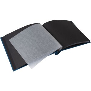 Álbum Goldbuch con tapa de rosca Bella Vista gasolina 30x25 cm 40 páginas negras