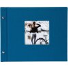 Álbum Goldbuch con tapa de rosca Bella Vista gasolina 30x25 cm 40 páginas negras