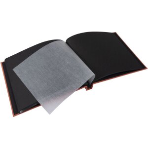 Goldbuch álbum con tapa de rosca Bella Vista salmón 30x25 cm 40 páginas negras