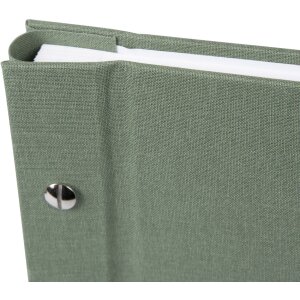 Álbum con tapa de rosca Goldbuch Bella Vista Alcachofa 30x25 cm 40 páginas blancas