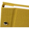 Álbum con tapa de rosca Goldbuch Bella Vista mostaza 30x25 cm 40 páginas blancas