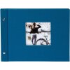 Goldbuch álbum con tapa de rosca Bella Vista Petrol 30x25 cm 40 páginas blancas