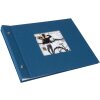 Goldbuch álbum con tapa de rosca Bella Vista Petrol 30x25 cm 40 páginas blancas