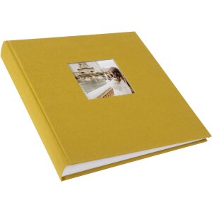Goldbuch álbum de fotos Bella Vista mostaza 30x31 cm 60 páginas blancas