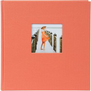 Goldbuch álbum de fotos Bella Vista salmón 30x31 cm 60 páginas blancas