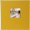 Goldbuch álbum de fotos Bella Vista mostaza lino 60 páginas 30x31cm con glassine