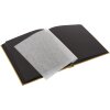 Goldbuch álbum de fotos Bella Vista mostaza lino 60 páginas 30x31cm con glassine