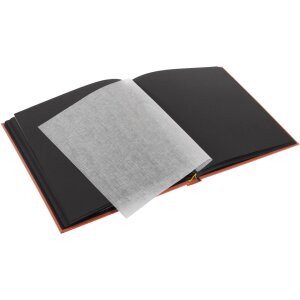 Goldbuch álbum de fotos Bella Vista salmón 30x31 cm 60 páginas negro lino