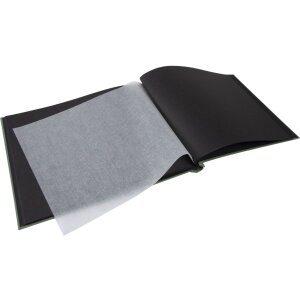 Álbum con tapa de rosca Goldbuch Bella Vista Alcachofa 40 páginas negras 39x31 cm