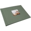 Álbum con tapa de rosca Goldbuch Bella Vista Alcachofa 40 páginas negras 39x31 cm