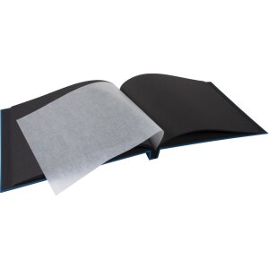 Álbum con tapa de rosca Goldbuch Bella Vista Petrol 39x31 cm 40 páginas negras